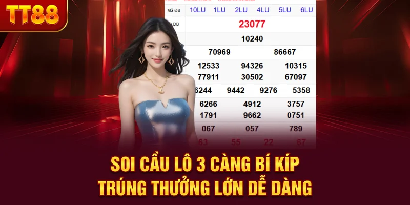 Soi Cầu Lô 3 Càng